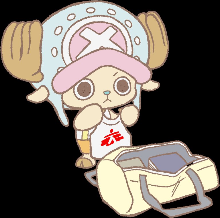 Chopper with luggage ready for humanitarian mission